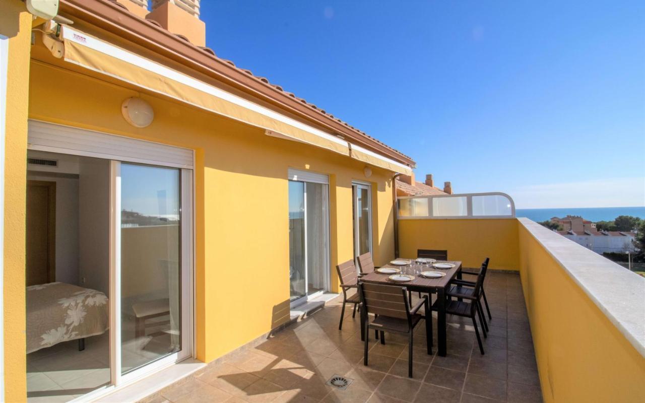 Atico Con Vistas Al Mar , Wifi Y Piscina - Sierra Irta Albert Villas Alcoceber Exterior foto