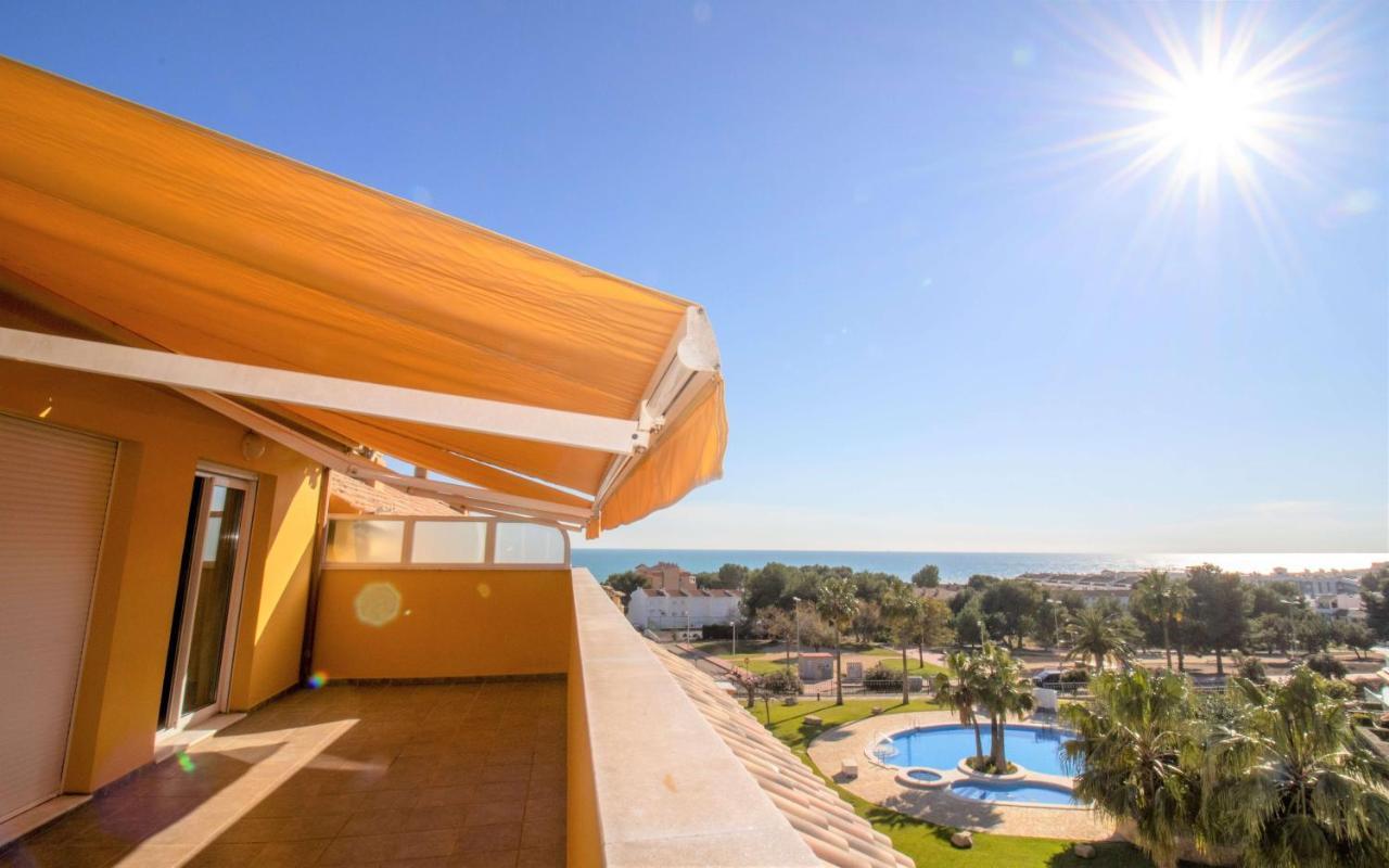 Atico Con Vistas Al Mar , Wifi Y Piscina - Sierra Irta Albert Villas Alcoceber Exterior foto